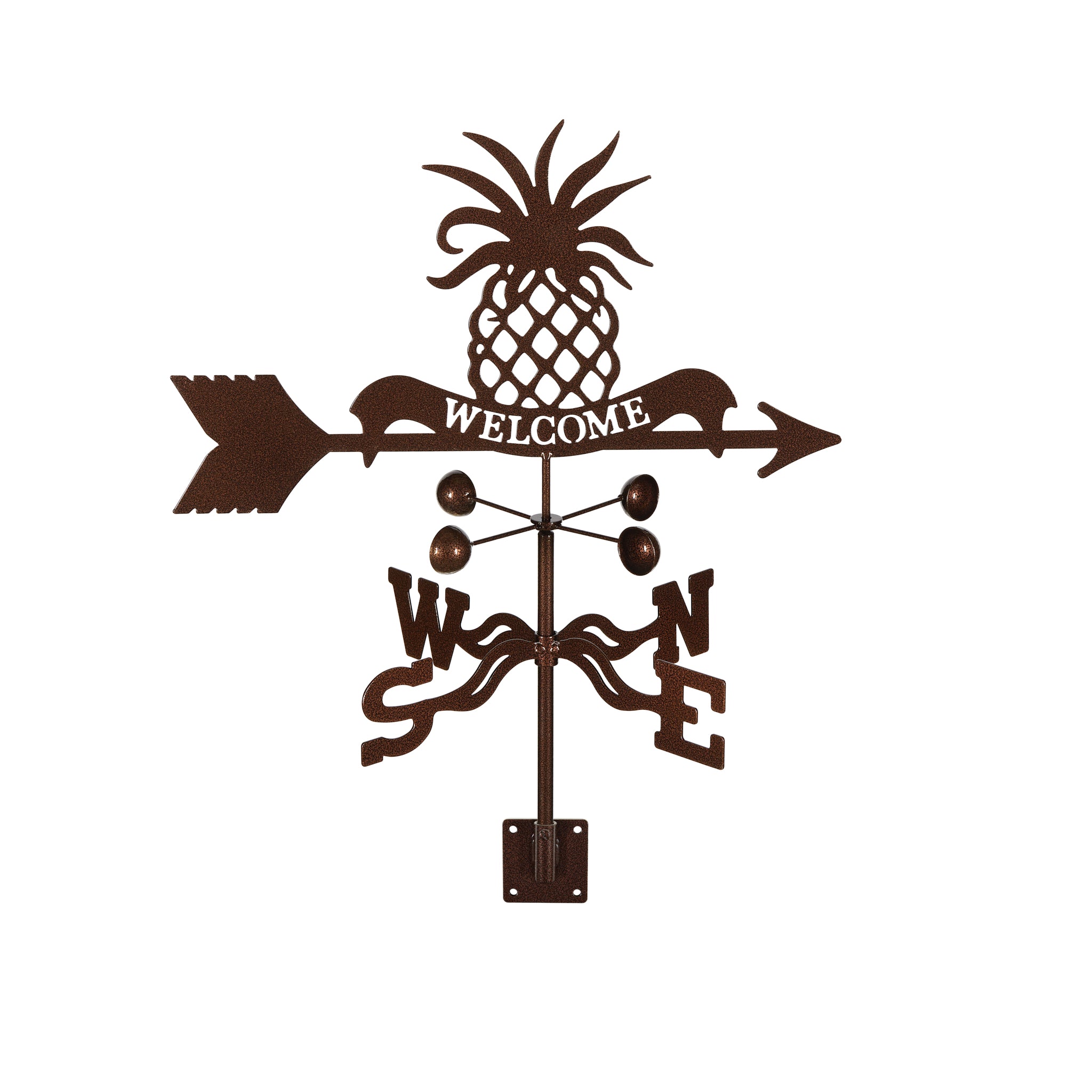 Pineapple (Welcome) Weathervane Post Mount