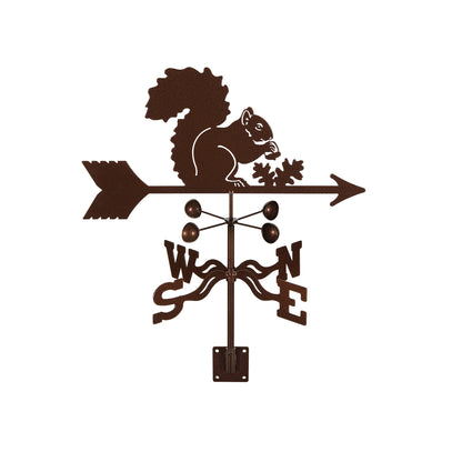 Squirrel Weathervane Post Mount