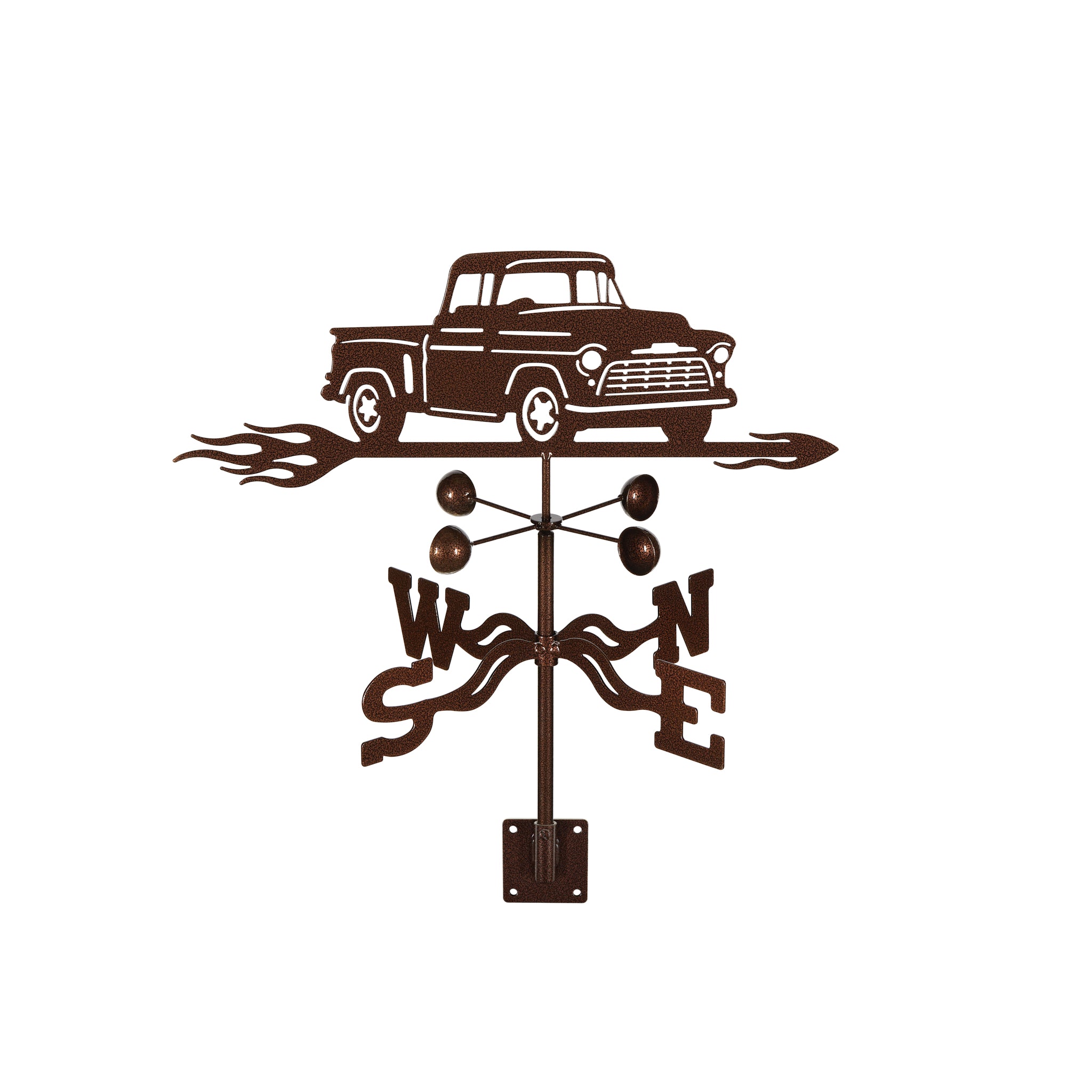 Chevy Truck Weathervane Post Mount
