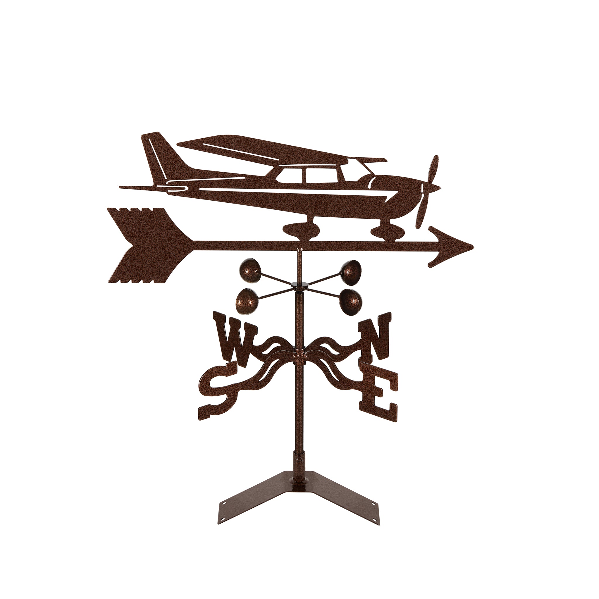 Cessna Airplane Weathervane Roof Mount