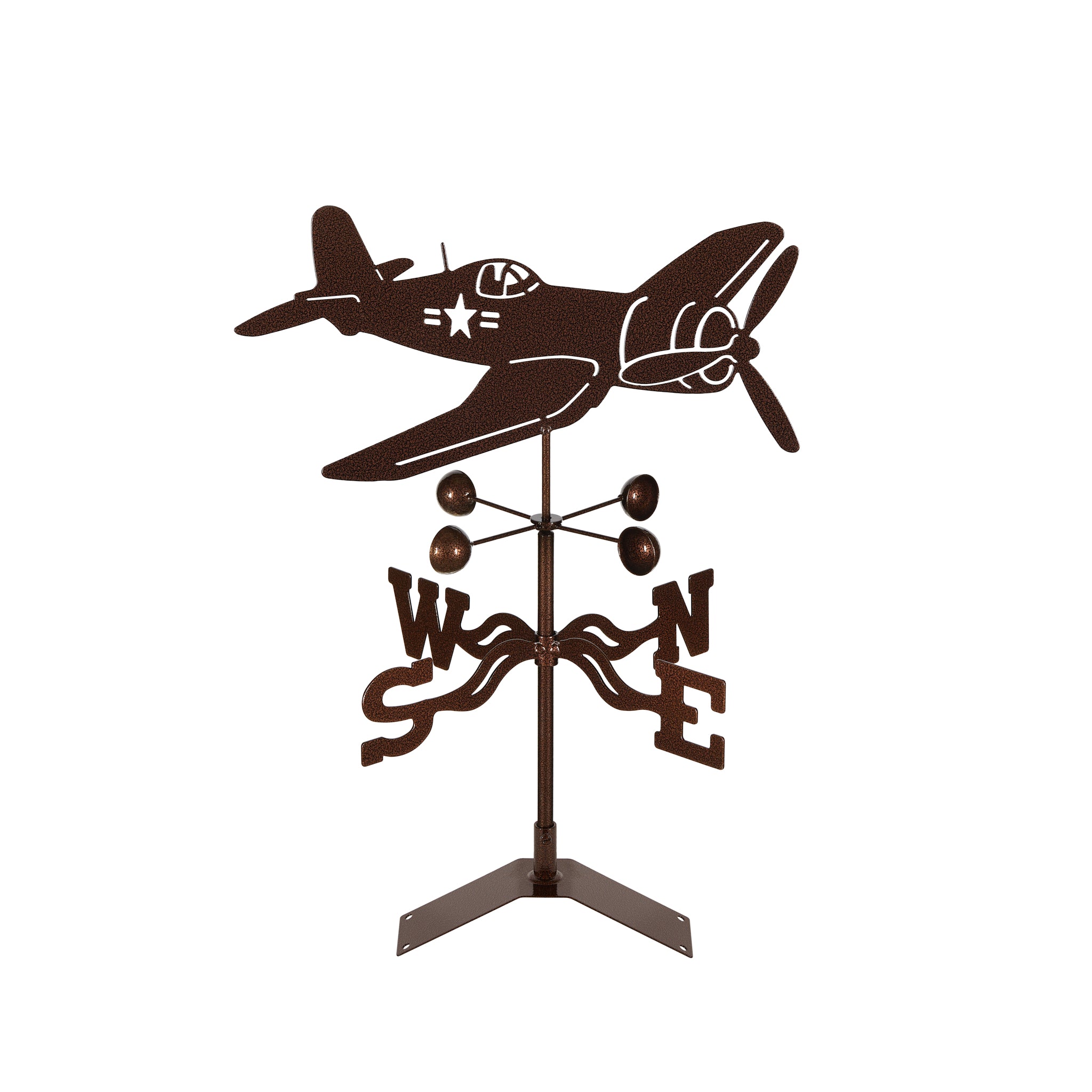 Corsair Airplane Weathervane Roof Mount