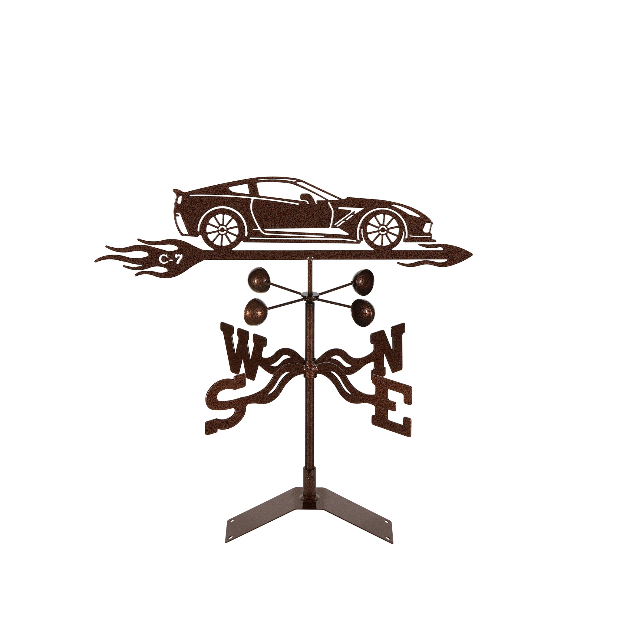 C7 Corvette Steel Weathervane (2014-present) Roof Mount