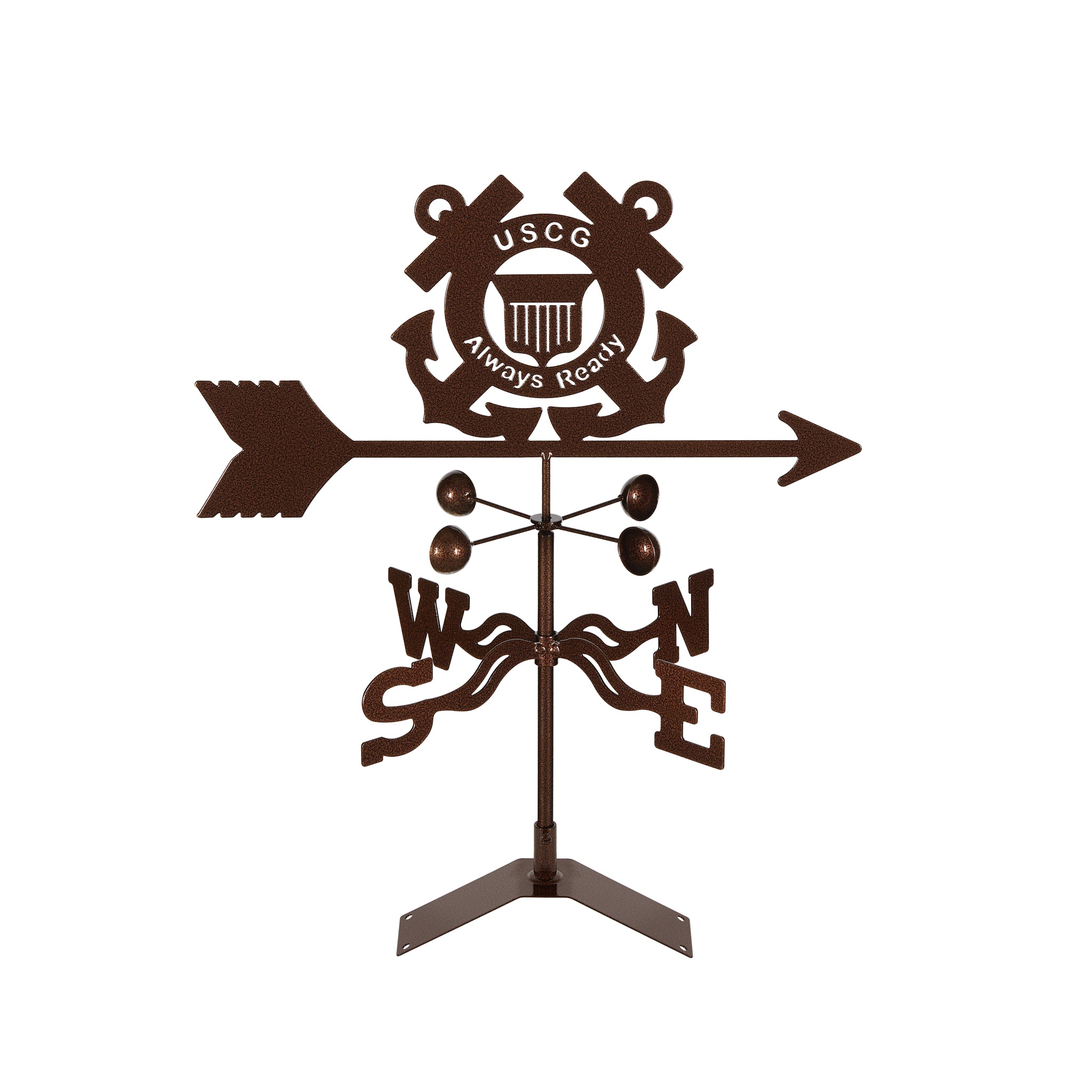 Coast Guard Weathervane Roof Mount