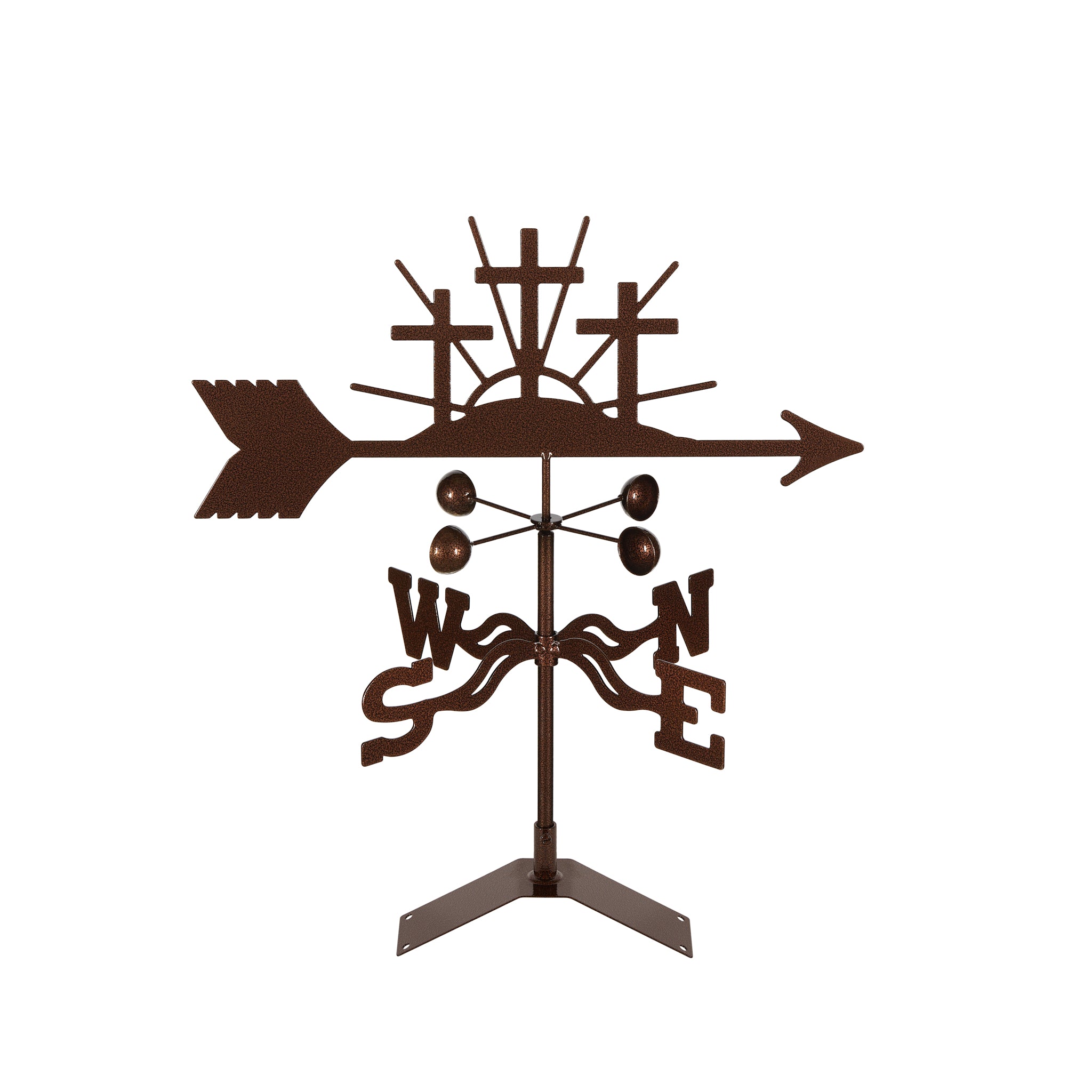 Crosses Weathervane Roof Mount