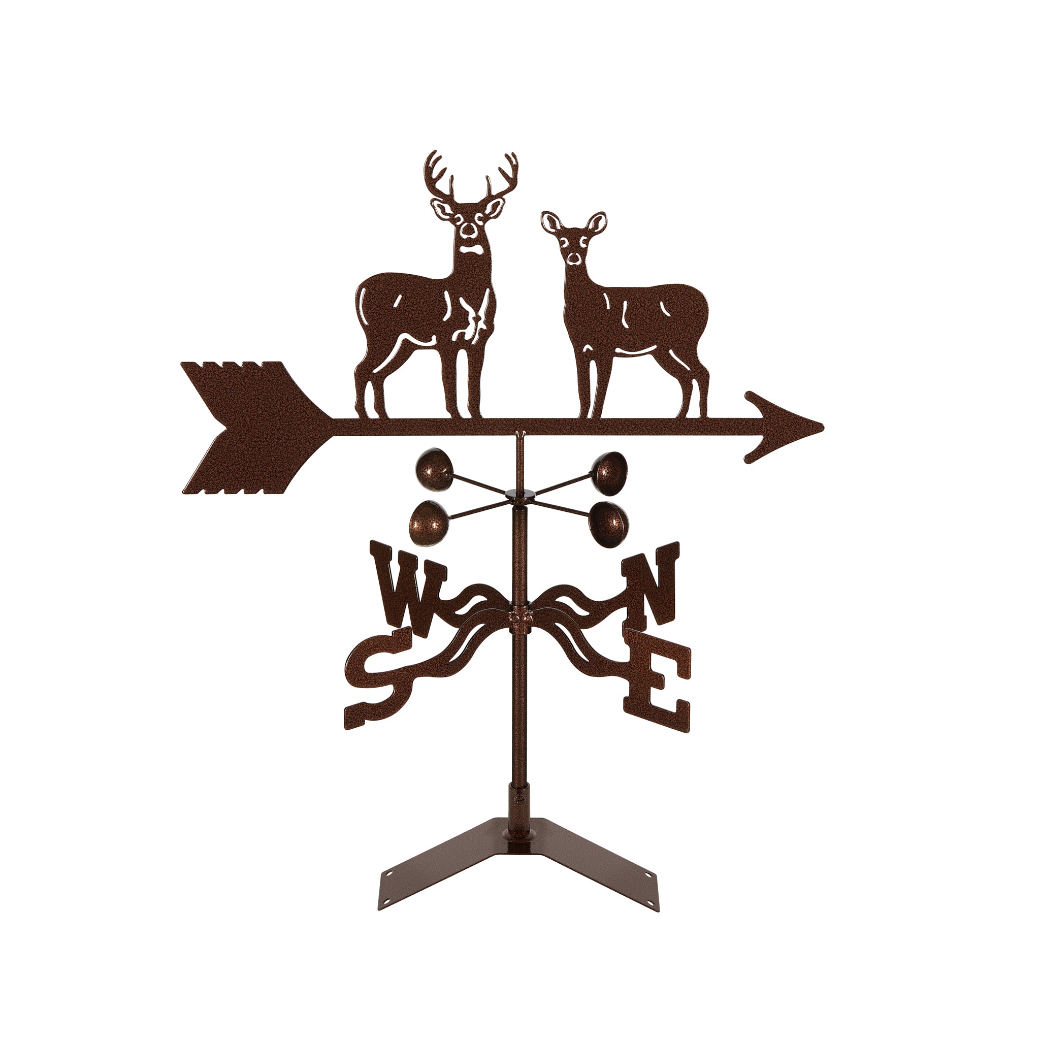 Standing Deer Weathervane Roof Mount