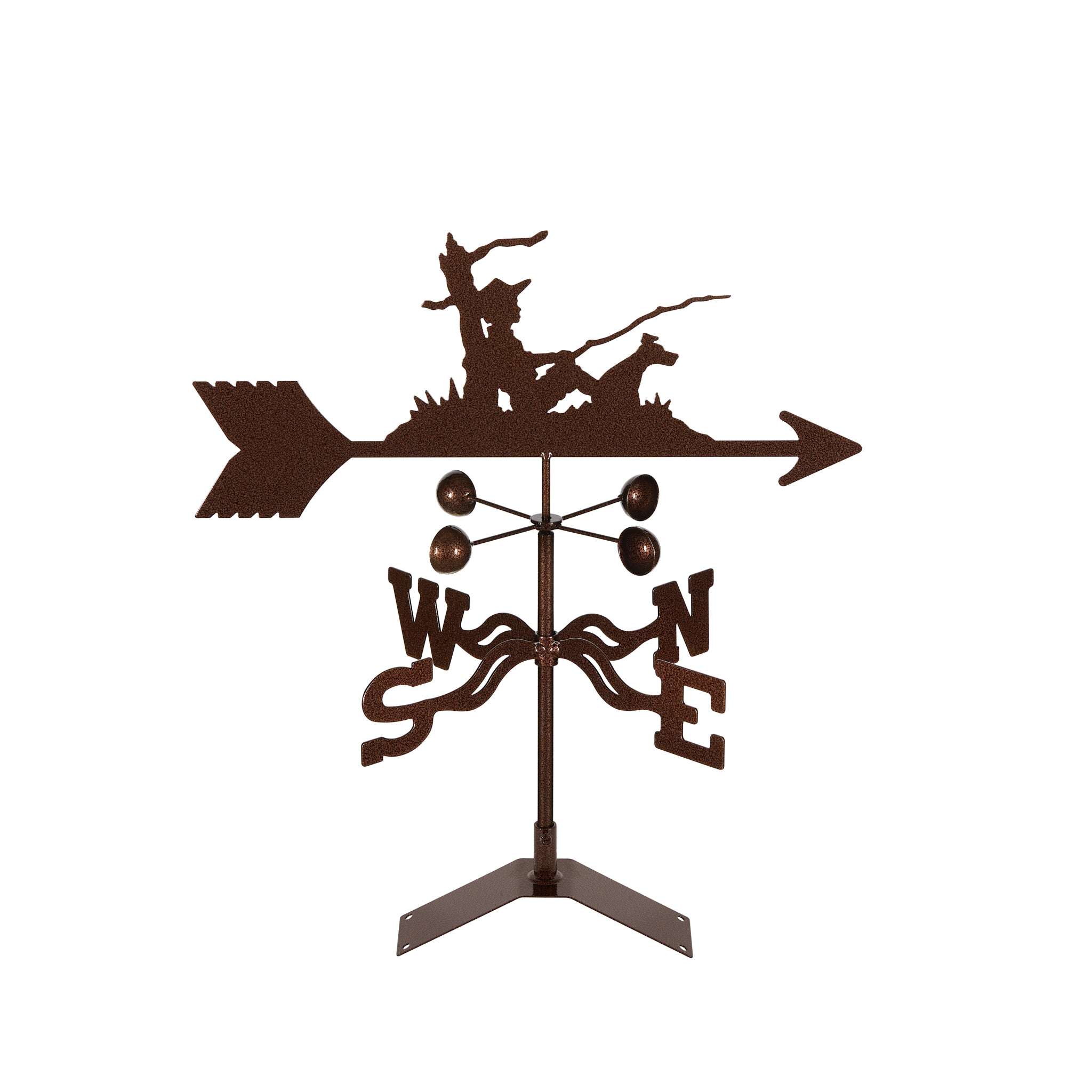 Fisherman Weathervane Roof Mount