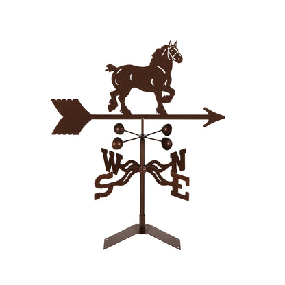 Draft Horse Weathervane Roof Mount