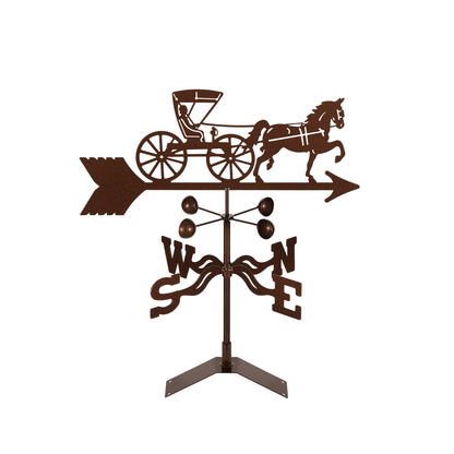 Doctor's Horse & Buggy Weathervane Roof Mount