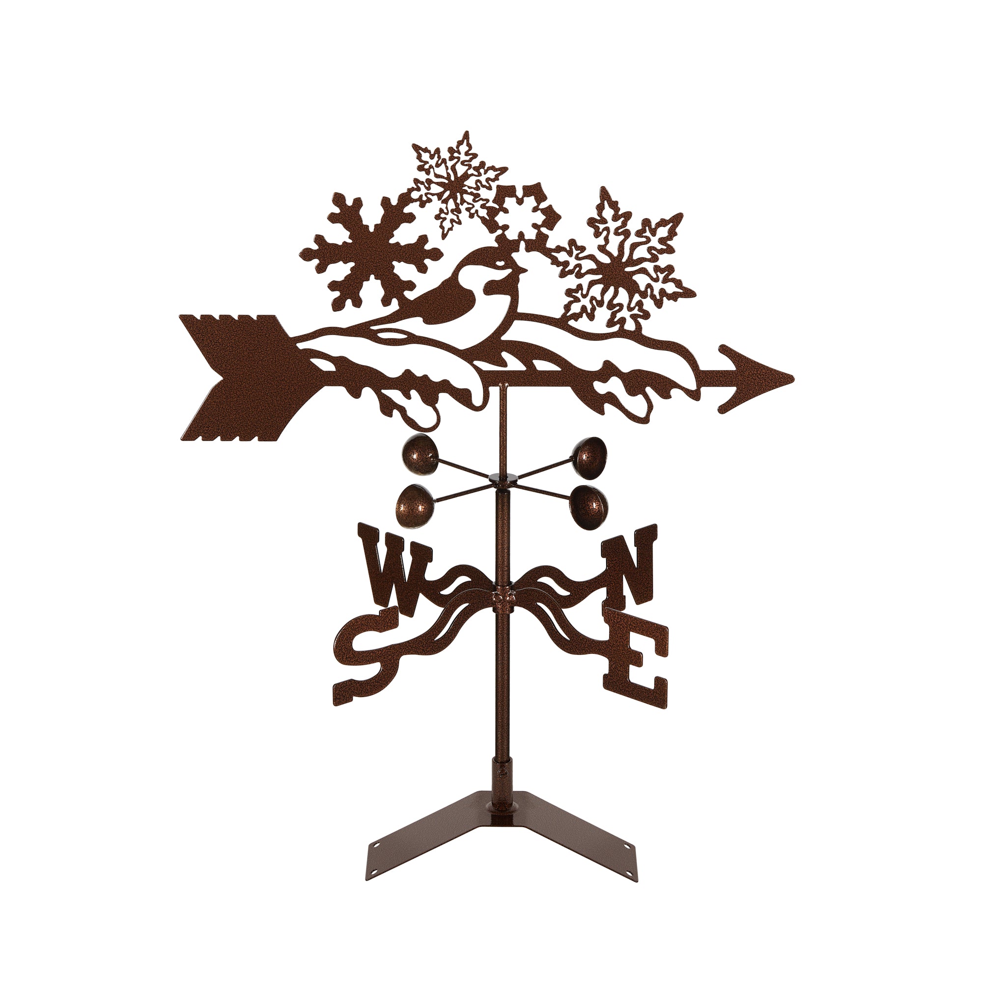 Snowflakes Weathervane Roof Mount
