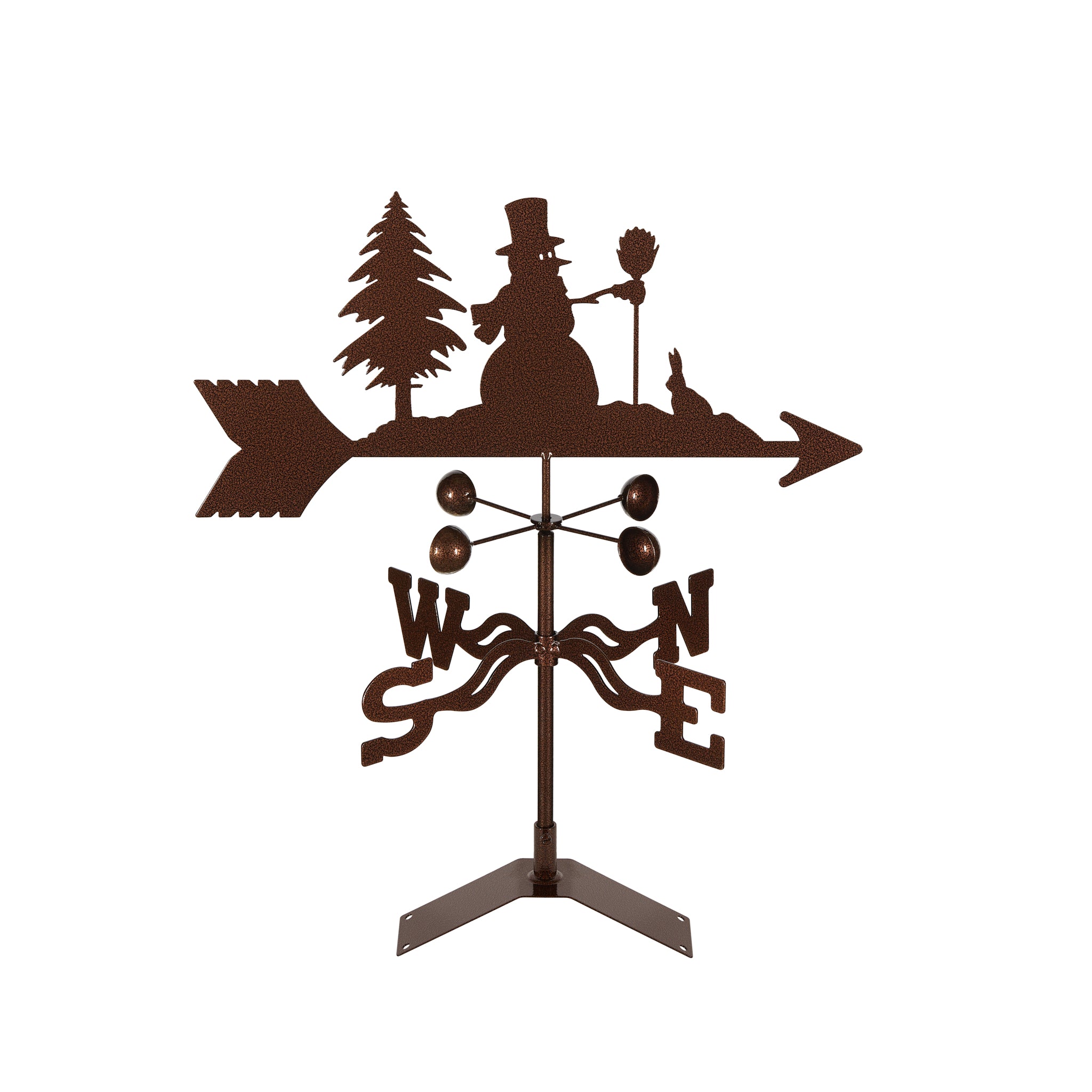 Snowman Weathervane Roof Mount