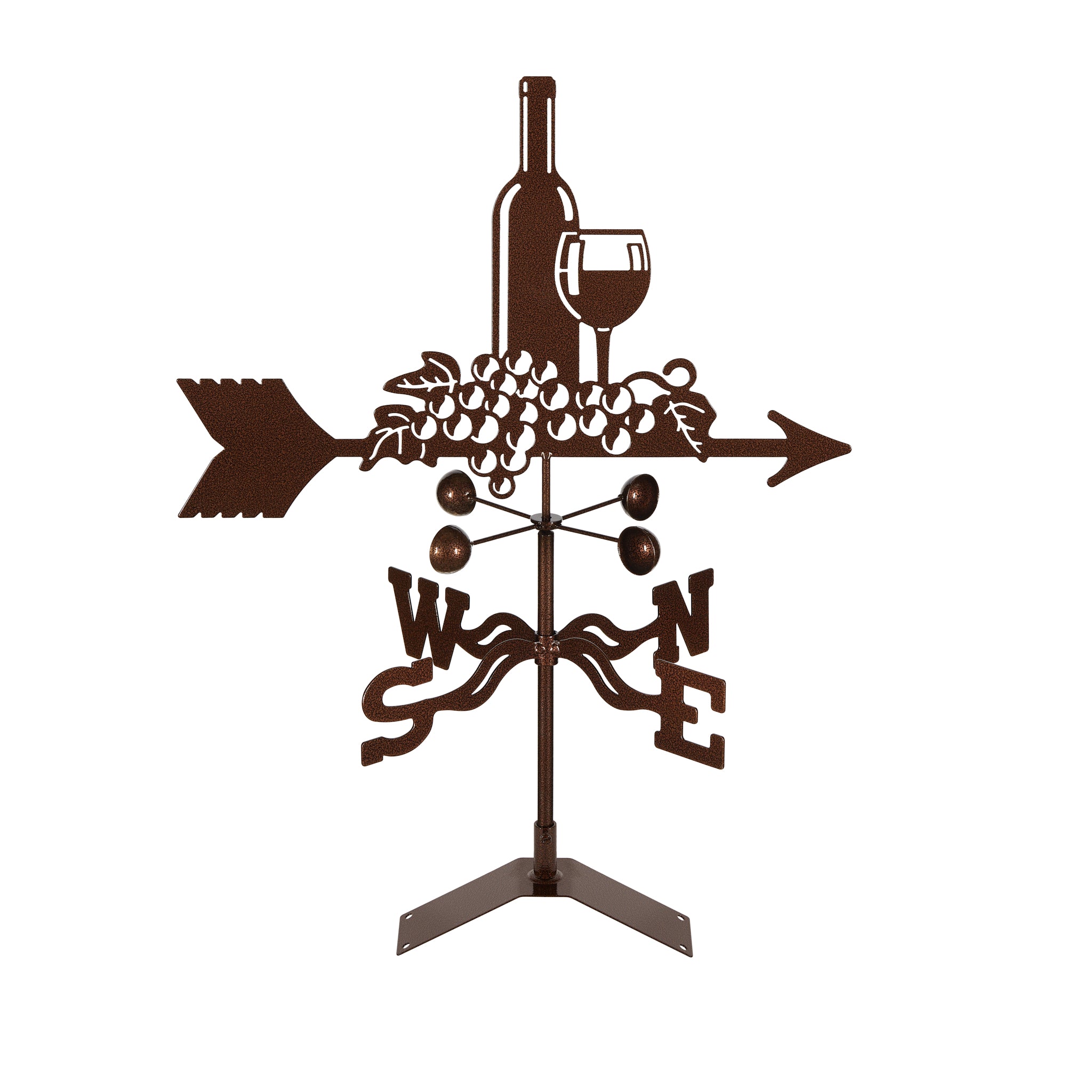 Wine & Grapes Weathervane Roof Mount
