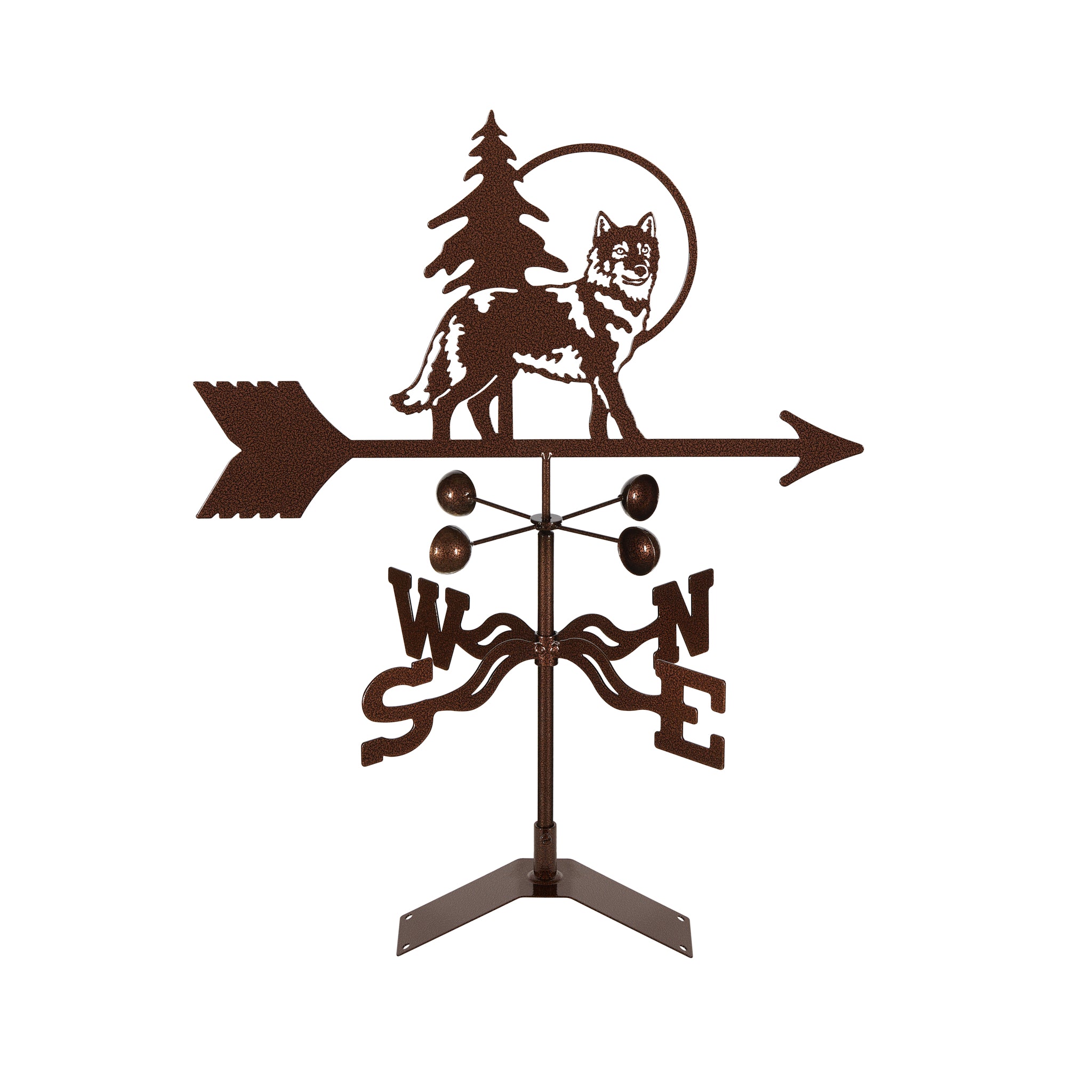 Wolf Weathervane Roof Mount
