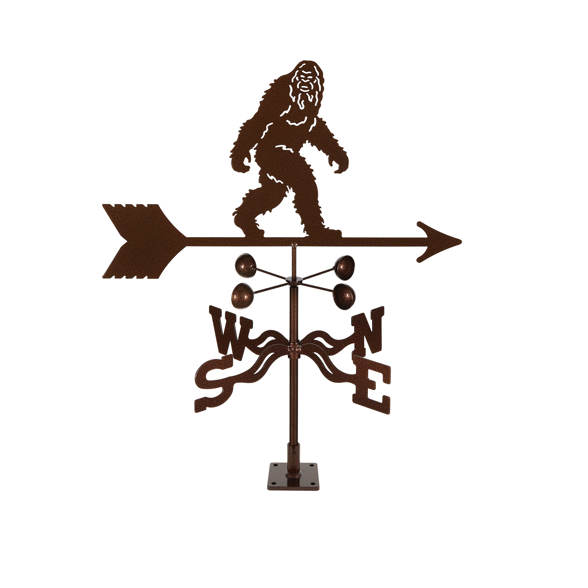 Sasquatch Weathervane Deck Mount