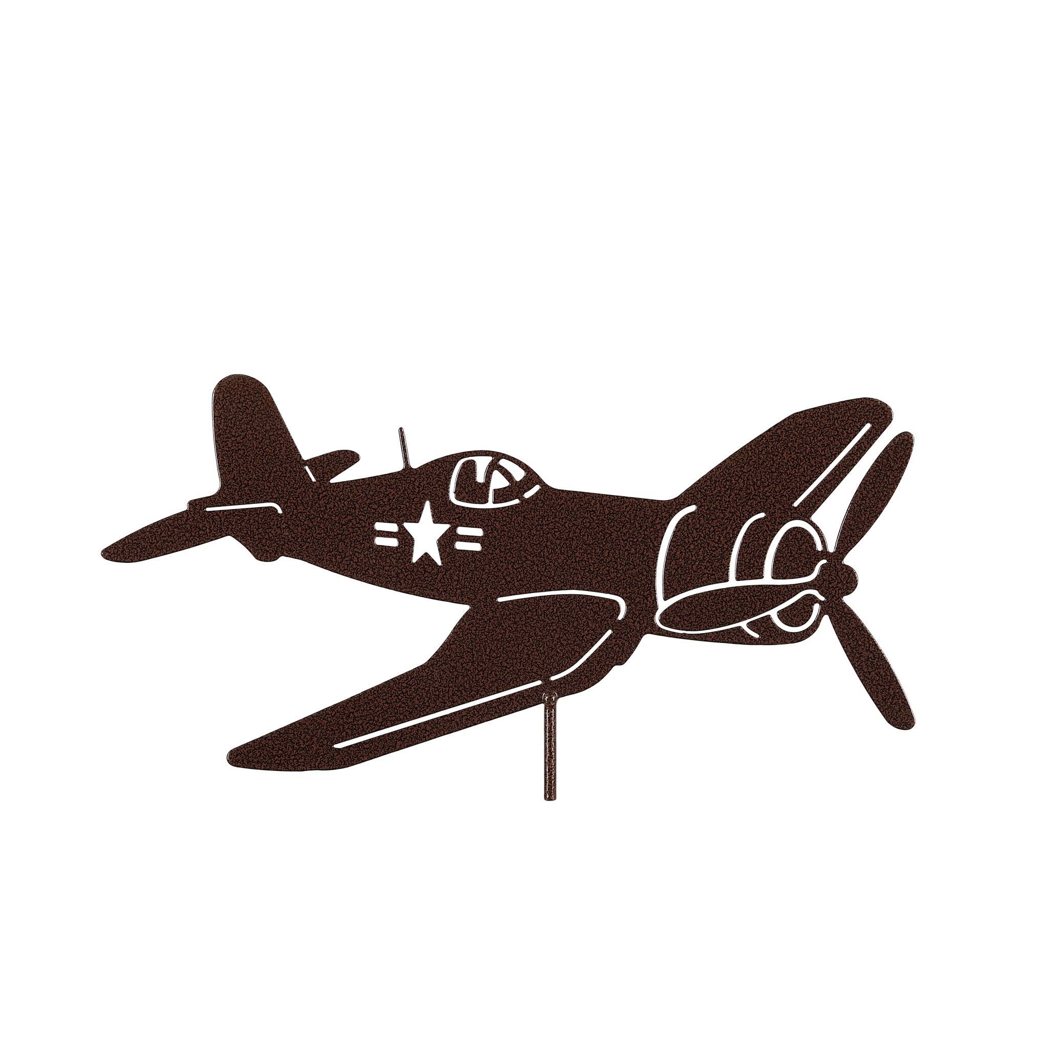Corsair Airplane Weathervane Top Only
