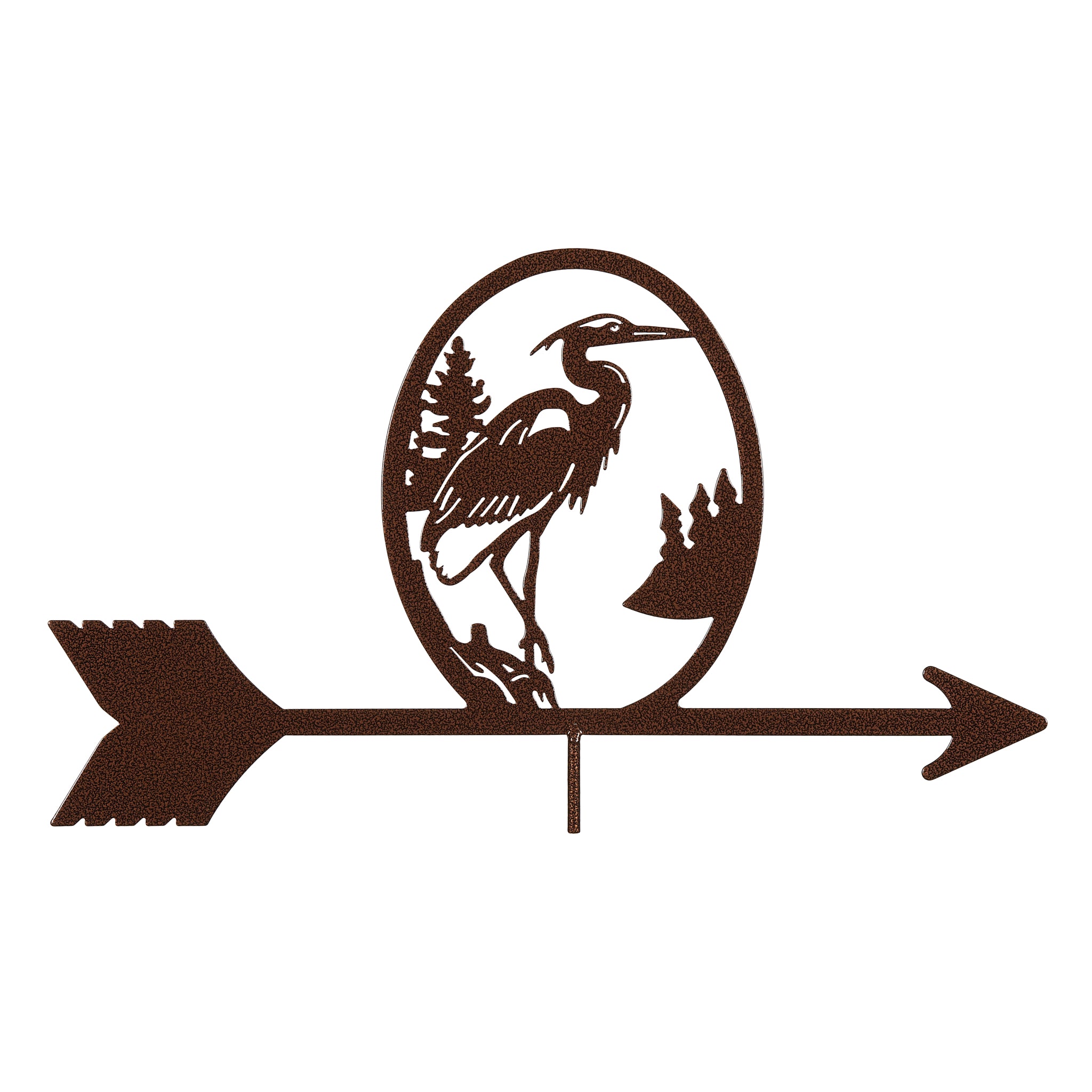 Heron Weathervane Top Only