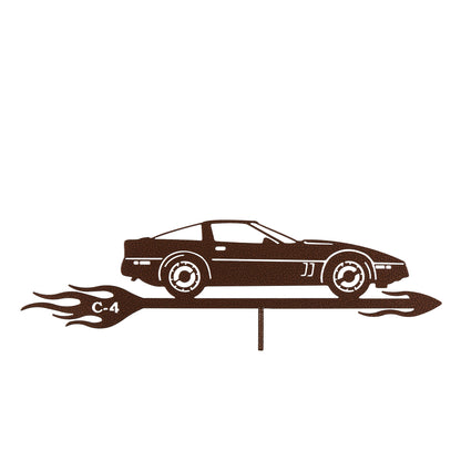 C4 Corvette Steel Weathervane (1984-1996) Top Only