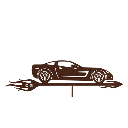 C5 Corvette Steel Weathervane (1997-2004) Top Only