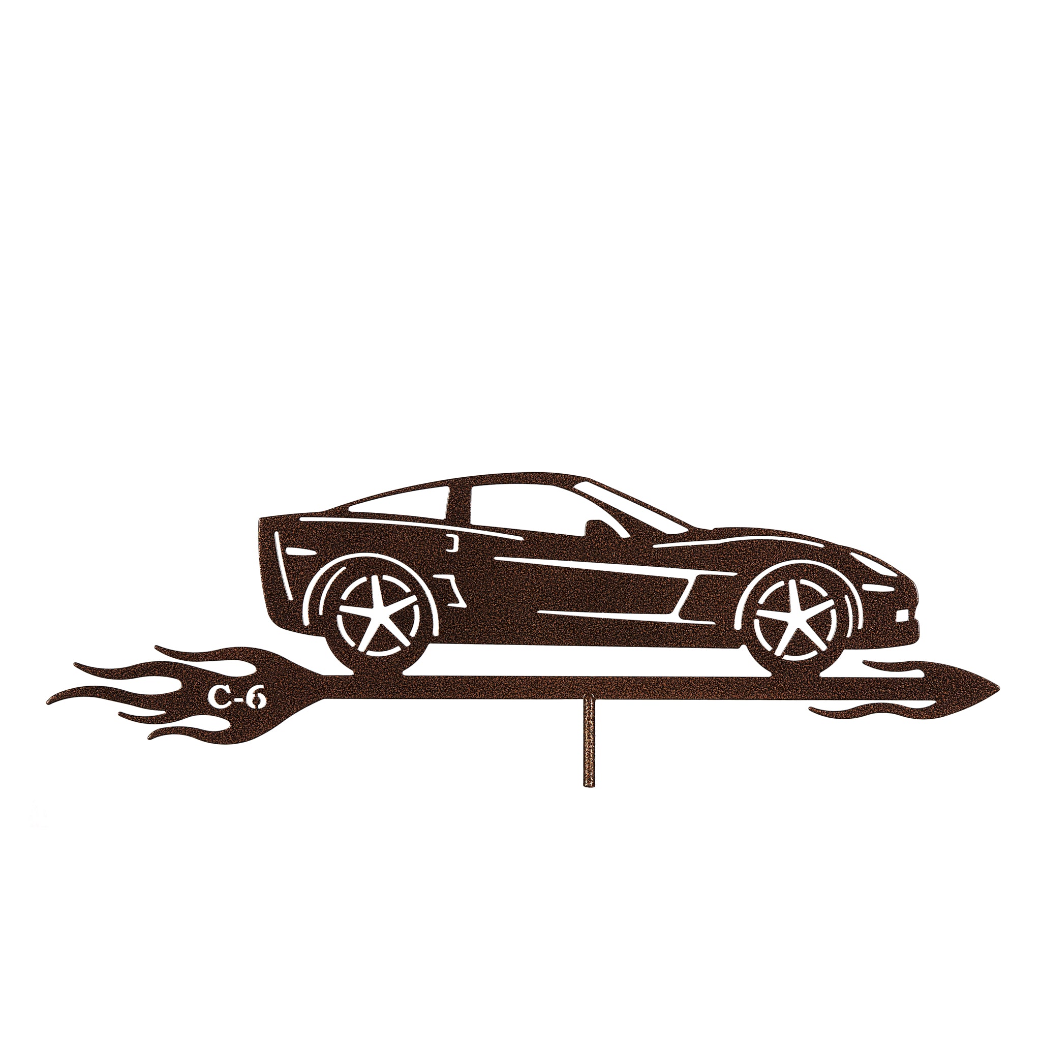 C6 Corvette Steel Weathervane (2005-2013) Top Only