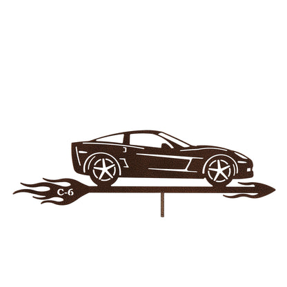 C6 Corvette Steel Weathervane (2005-2013) Top Only