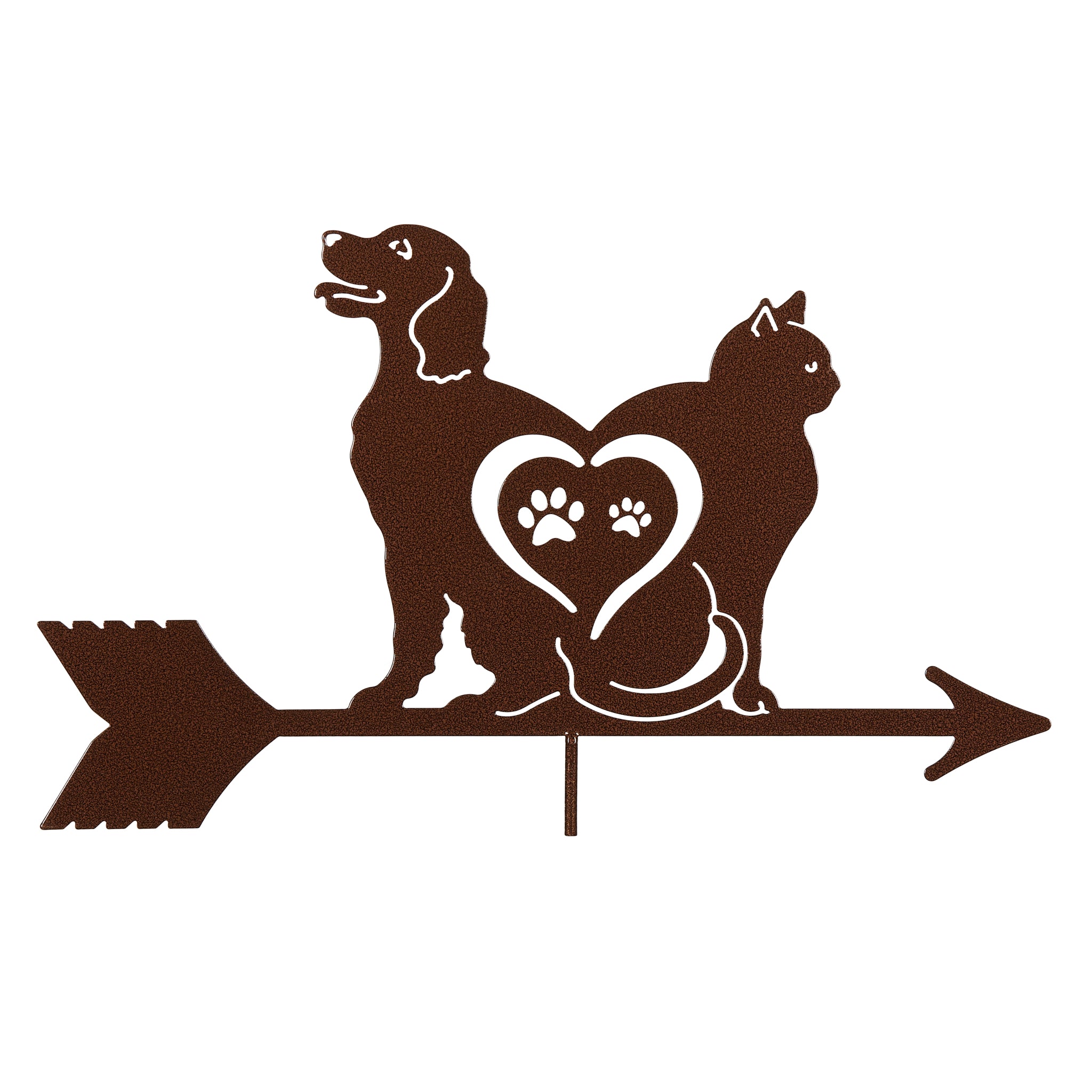 Cat and Dog (Love) Weathervane Top Only