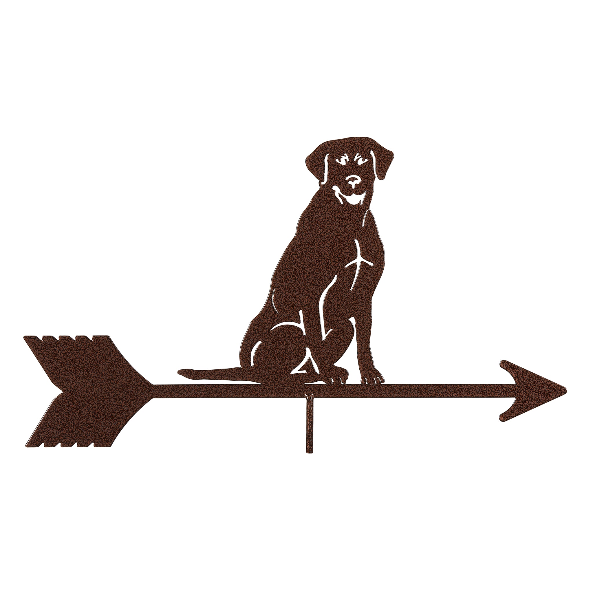 Lab Sitting Weathervane Top Only