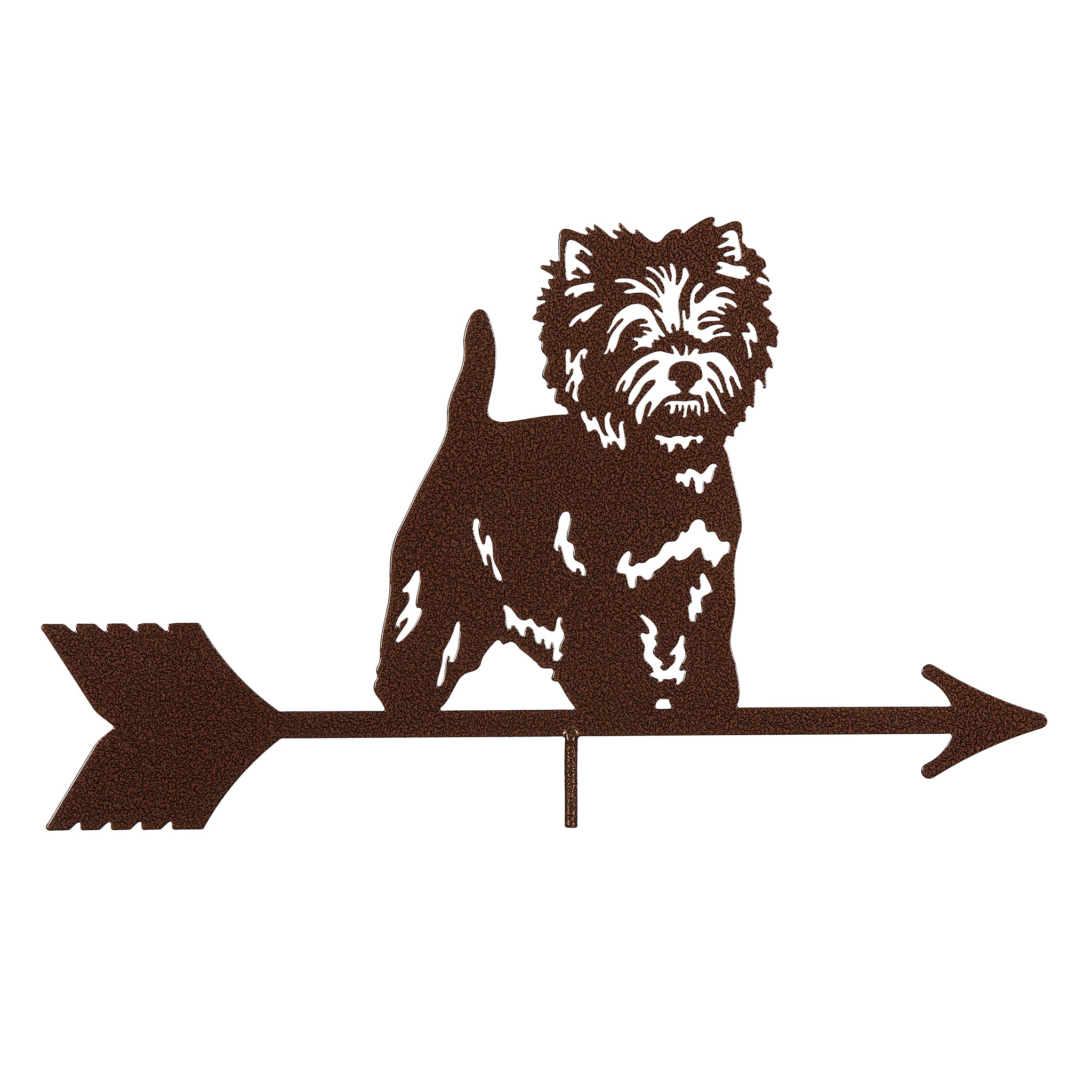 Westie Weathervane Top Only