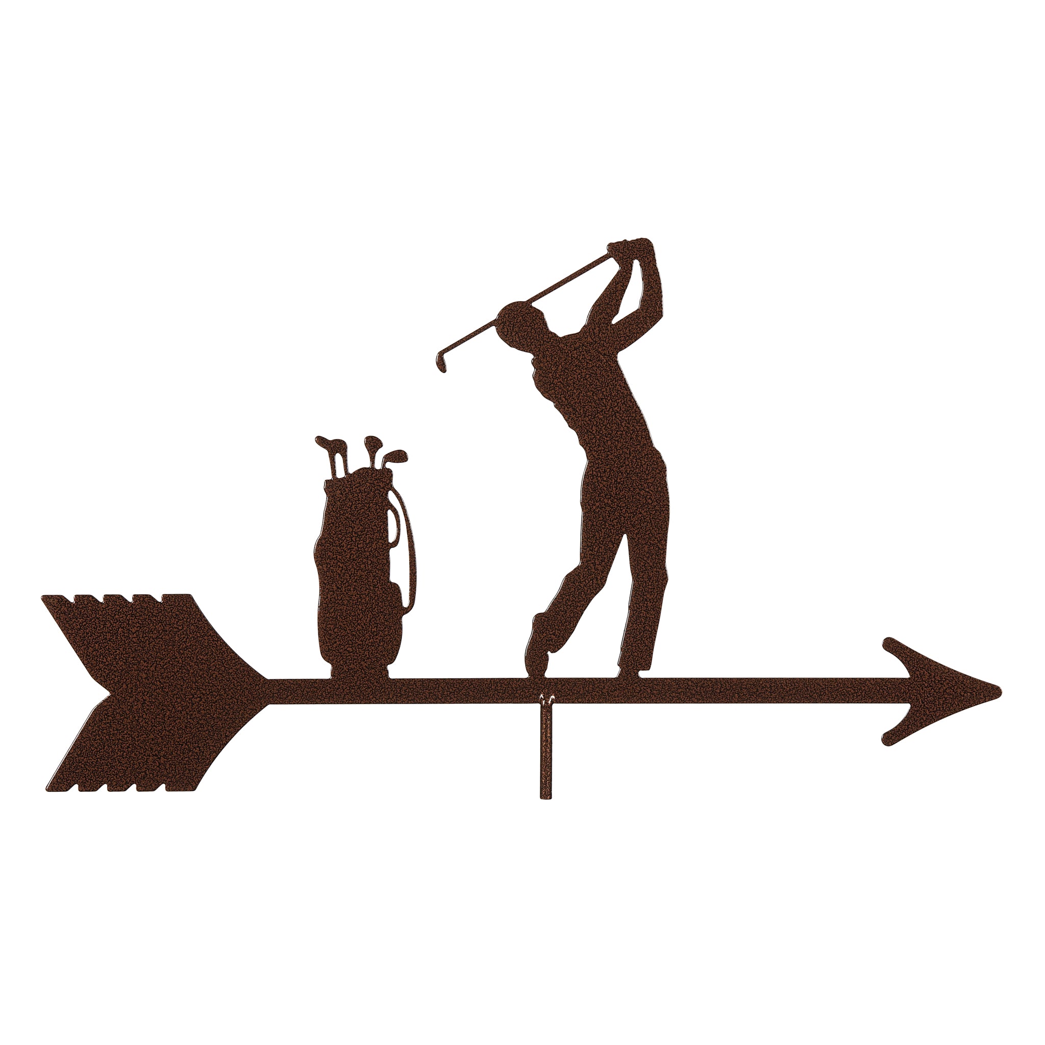 Male Golfer Weathervane Top Only