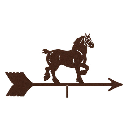Draft Horse Weathervane Top Only