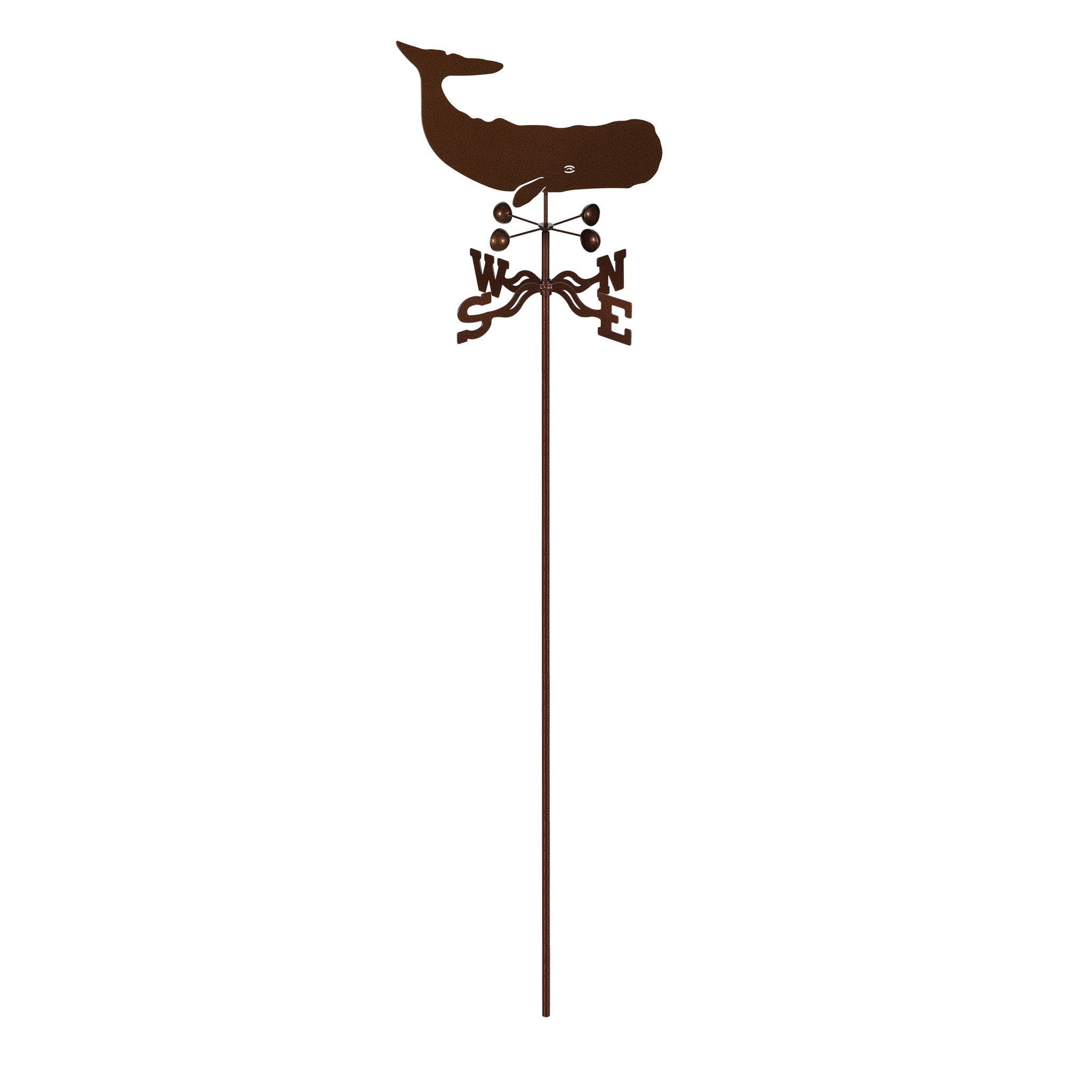 Whale Weathervane Garden Mount